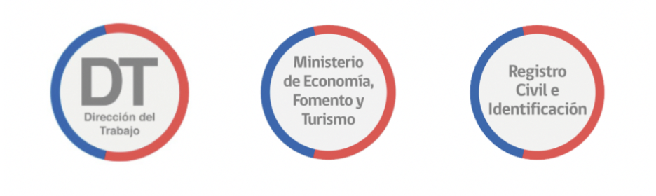 Logos DT y Ministerio de Economía, certificación Chile
